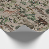 Safari Pattern Geschenkpapier (Ecke)