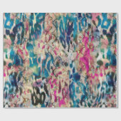 Safari Pattern Wrapping Paper Geschenkpapier (Flach)