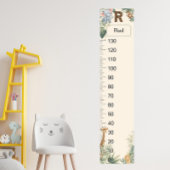 Safari Personalisierter Name Monogramm R Wachstums Poster