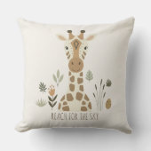 Safari Portrait Giraffe Ivory ID1264 Kissen (Vorderseite)