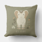 Safari Portraits Elephant ID1264 Kissen (Vorderseite)