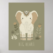 Safari Portraits Elephant ID1264 Poster (Vorne)