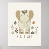 Safari Portraits Elephant Ivory ID1264 Poster (Vorne)