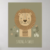 Safari Portraits Lion ID1264 Poster (Vorne)