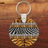 Safari Prints Schlüsselanhänger (Vorderseite)