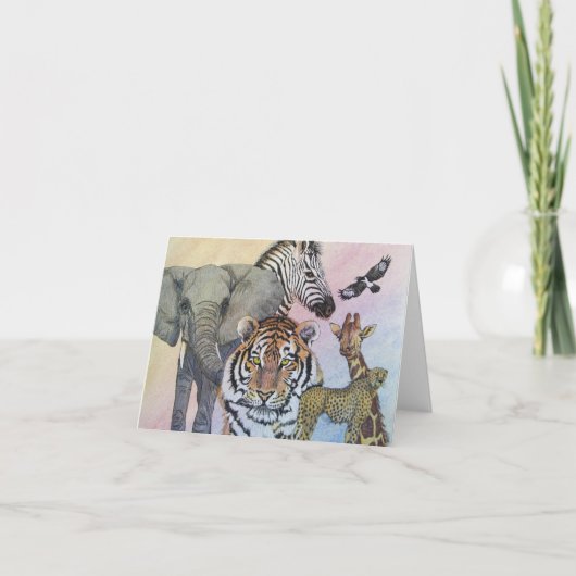 Safari-Probenehmer Karte (Vorderseite)