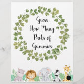 Safari rät, wie viele Packungen Gummies Poster (Rückseite)