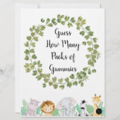 Safari rät, wie viele Packungen Gummies Poster (Rückseite)