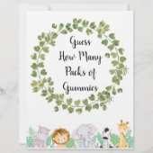 Safari rät, wie viele Packungen Gummies Poster (Vorderseite)