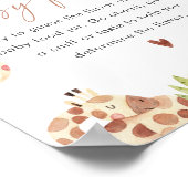 SAFARI Raten Sie das Baby Food Game-Zeichen Poster (Ecke)