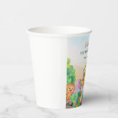 Safari Ride Jungle Fun Style Birthday Party Cups Pappbecher (Rechts)