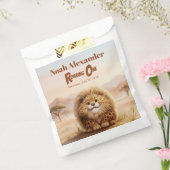 Safari Roaring One Fluffy Leopard Birthday Party Geschenktütchen (Versiegelt)