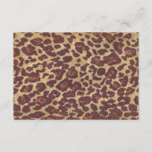 Safari RSVP-Karte RSVP Karte (Rückseite)