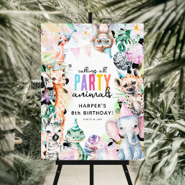 Safari ruft alle Partys Tiere Cool Geburtstag