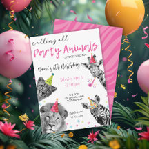 Safari ruft alle wild lebenden Tiere an