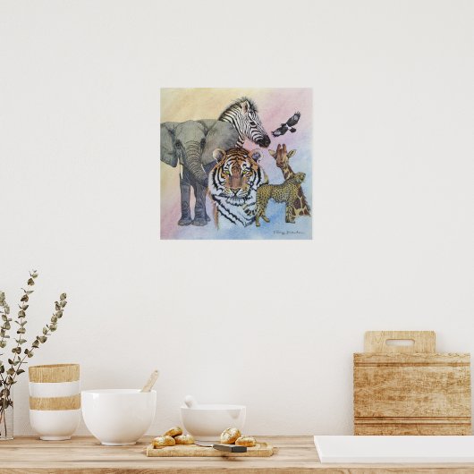 Safari Sampler Poster (Küche)