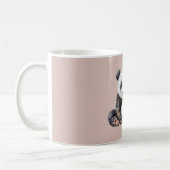 Safari Schwarz Weiß Panda Bär Kaffeetasse (Links)
