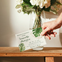 Safari Simple Tropical Wild One Baby Dusche