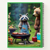 "Safari Sizzle Party" Notizblock (Rückseite)