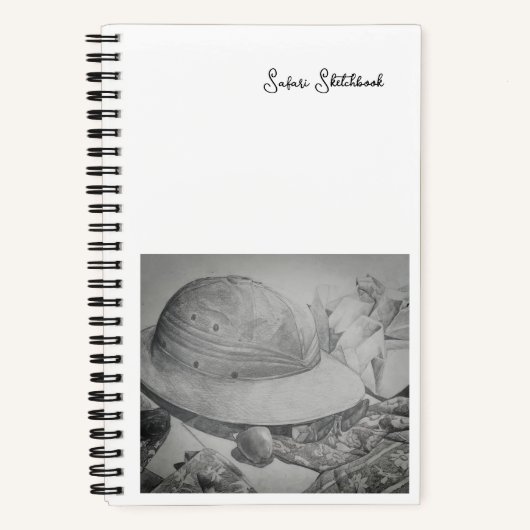 Safari Sketchbook-Notebook Notizblock (Vorderseite)