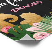 Safari Snacks Sign Zoo Jungle Dekoration (Ecke)