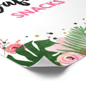 Safari Snacks Tropical Safari Poster (Ecke)