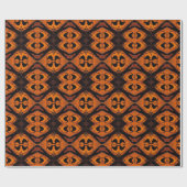 Safari Sonnenuntergang Muster geometrische Kunst o Geschenkpapier (Flach)