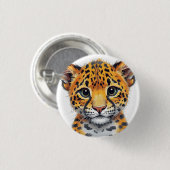 Safari Spirit Gepardjunges  Button (Vorne & Hinten)