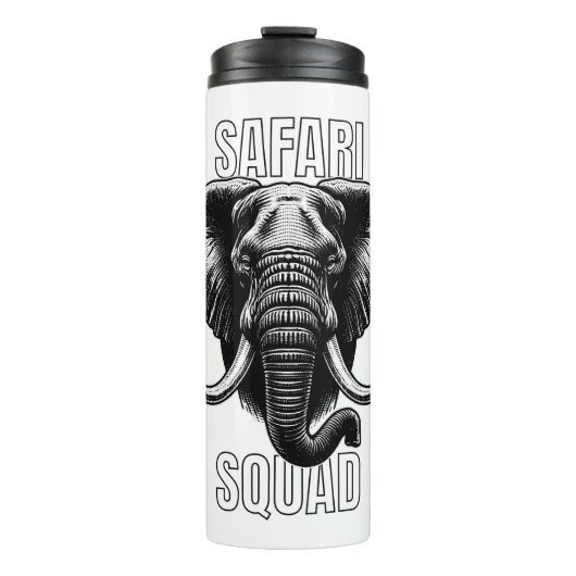 Safari Squad African Elephant Zoo Adventure Thermosbecher (Vorderseite)