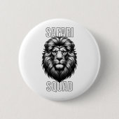 Safari Squad African Lion Head Zoo Adventure Button (Vorderseite)