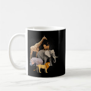 Safari Squad African Safari Tiere Funny Zoo Anim Kaffeetasse