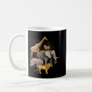 Safari Squad African Safari Tiere Funny Zoo Anim Kaffeetasse