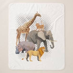 Safari Squad African Safari Tiere Funny Zoo Anim Sherpadecke