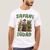 Safari Squad, afrikanische Savannah T-Shirt (Vorderseite)