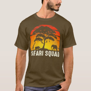 Safari Squad Afrikanischer Familienausflug mit Fam T-Shirt