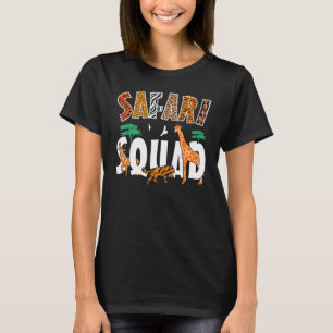 Safari Squad Animals Zoo liebt afrikanische Tiere T-Shirt