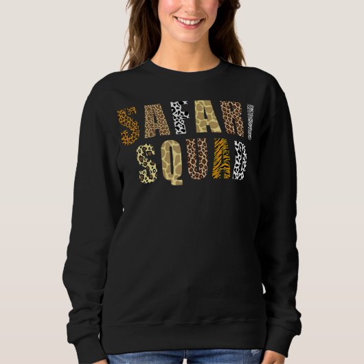 Safari Squad Familie Matching Sommerurlaub 1 Sweatshirt (Vorderseite)