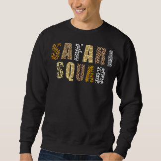 Safari Squad Familie Matching Sommerurlaub 1 Sweatshirt