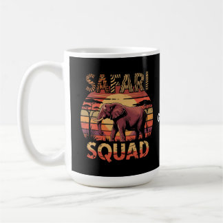 Safari-Squad-Geburtstags-Zoo-Abenteuer-Feier Kaffeetasse