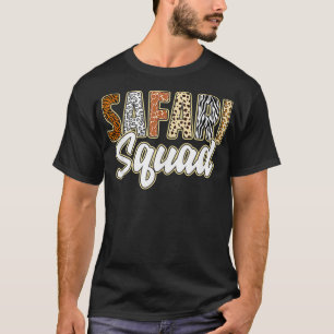 Safari Squad Zoologin Animals Zoo Lovers Summer V T-Shirt