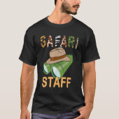 Safari Staff Safari Birthday Zoo Birthday T-Shirt (Vorderseite)