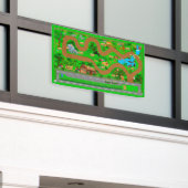 Safari-Straßen für Autos 2 1/2' x 4' Banner (Äußeres Gebäude)