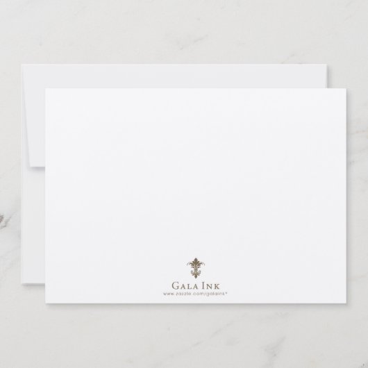 Safari Stripes Einladung (Rückseite)