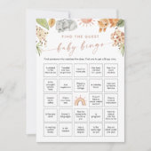 SAFARI sucht die Baby Bingo Game Card Einladung (Vorderseite)