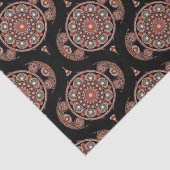 Safari Sunset Bohemisch Star Fall Mandala Retro 70 Seidenpapier (Detail)