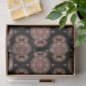 Safari Sunset Bohemisch Star Fall Mandala Retro 70 Seidenpapier (Geschenk)