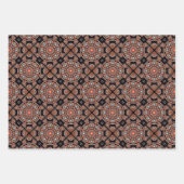 Safari Sunset Bohemisch Star Fall Mandala Tiled Geschenkpapier Set (Vorderseite)