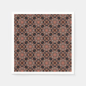 Safari Sunset Bohemisch Star Fall Mandala Tiled Serviette (Vorderseite)