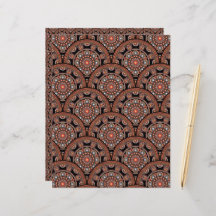 Safari Sunset Bohemisch Star Herbst Mandala Art De