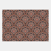 Safari Sunset Bohemisch Star Herbst Mandala Art De Geschenkpapier Set (Vorderseite)